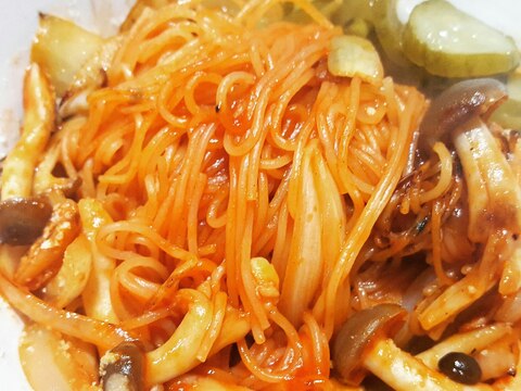 調理時間短縮！カッペリーニで作る細麺ナポリタン